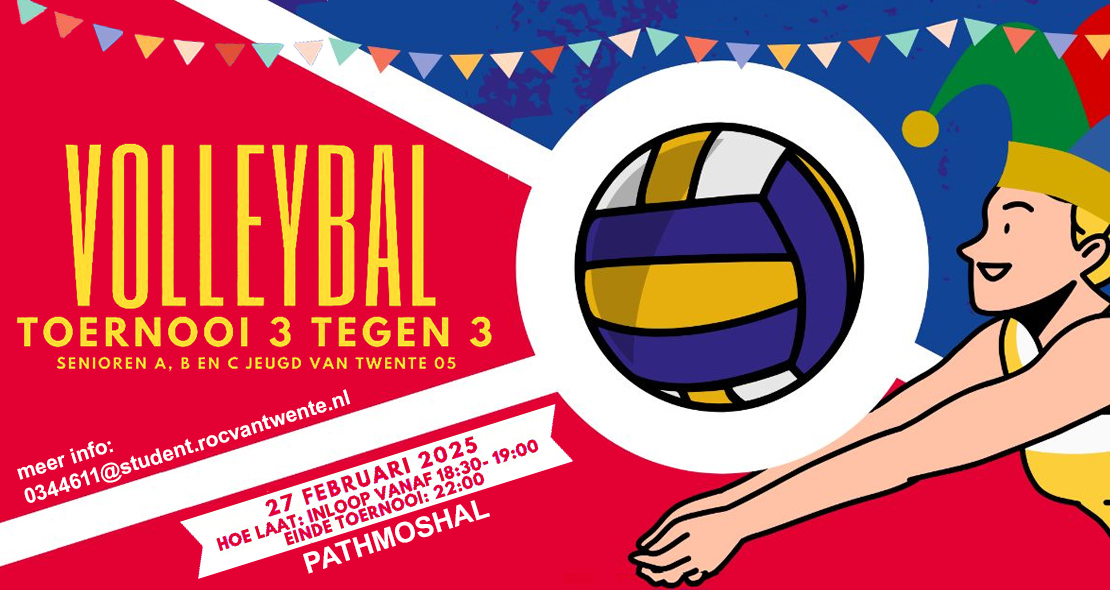 3x3 toernooi op 27 februari